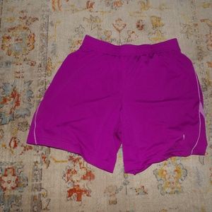 purple shorts